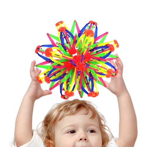 Erweiterbarer Ball Bunte Expandierende Kugel 13/18cm Magische Erweiterbare Atemball Buntes Kugelspielzeug Erweiterbar Interaktives Sensorisches Spielzeug Für Kinder Erwachsene Innenhöfe Gärten U von Generisch