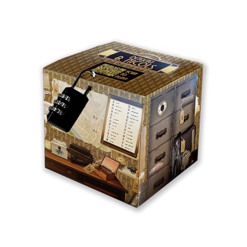 Rätselbox – Geschenkbox als Escape Room – Detektiv-Abenteuer für Zuhause – Geschenkidee als Rätsel – Perfekt für Rätselliebhaber, Gutscheine, Geldgeschenke & mehr von Generisch