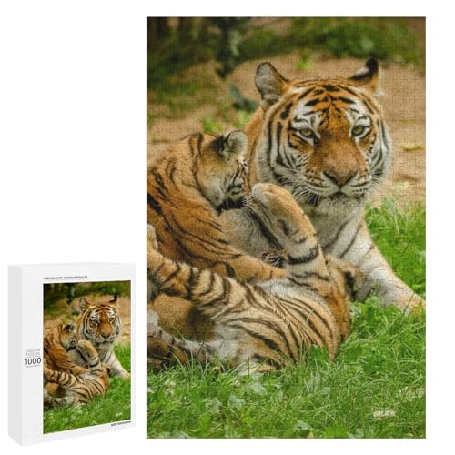 Exotic Tiger 1000 Teile Set Holzpuzzle - Naturholz, perfektes therapeutisches Hobby für Tierliebhaber Exotic Tiger 1000 Teile Set Holzpuzzle - Naturholz, perfektes therapeutisches Hobby für Tierliebhaber von Generisch