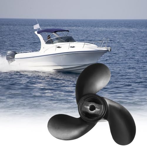 F6 Außenbord-Boot-Propeller, 3-Blatt-Aluminiumlegierung, kompatibel mit Tohatsu/2,5 PS, 3,5 PS und Mercury 3,3 PS F6 Außenbord-Boot-Propeller, 3-Blatt-Aluminiumlegierung, kompatibel mit Tohatsu/2,5 PS, 3,5 PS und Mercury 3,3 PS von Generisch