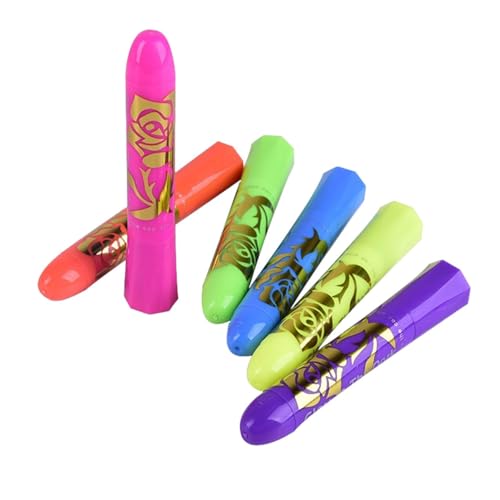 Face Paint Sticks Kit - Gesichtsbemalung Buntstift | Buntes UV-MakeUp Neon Geschenk | MALEN-KIT UV Schwarzes Licht Make-up | blacklightt Reactive Crayons für Halloween Masquerades Osterfestivals Party Face Paint Sticks Kit - Gesichtsbemalung Buntstift | Buntes UV-MakeUp Neon Geschenk | MALEN-KIT UV Schwarzes Licht Make-up | blacklightt Reactive Crayons für Halloween Masquerades Osterfestivals Party von Generisch