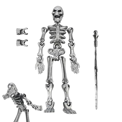 Fähiges Skelett -Puppen -Assembler -Kit - 3D -Modell -Puzzle mit beweglichen Gelenken für Stopp -Bewegungsanimation, Halloween -Dekorationen und kreative Handwerksprojekte von Generisch
