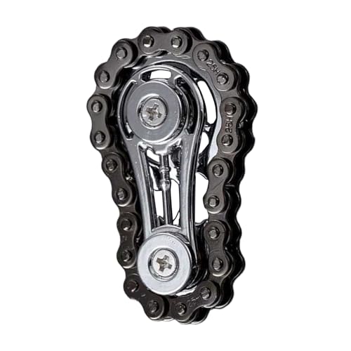 Fahrradkette Zappelspielzeug | Finger Metal Fidget Toys Spinner Kette, sensorische Stresswerkzeug Angst Erleichterung für Klassenzimmer -Schreibtischbüros Home Meeting Traval Fahrradkette Zappelspielzeug | Finger Metal Fidget Toys Spinner Kette, sensorische Stresswerkzeug Angst Erleichterung für Klassenzimmer -Schreibtischbüros Home Meeting Traval von Generisch