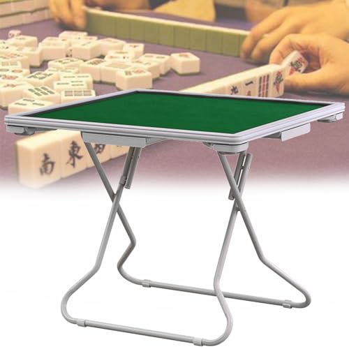 Faltbarer Spieltisch mit Getränkehaltern & Chip-Rillen für Indoor Outdoor Card Poker Mahjong Entertainment Faltbarer Spieltisch mit Getränkehaltern & Chip-Rillen für Indoor Outdoor Card Poker Mahjong Entertainment von Generisch