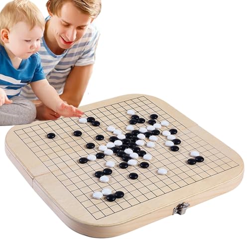 Faltbares Holz -Go -Brettspiel - Tragbares Strategie -Set Mit Schwarzen Und Weißen Teilen, Mittelmagnetischer 19x19 Go Game Set Board | Bambusfarben -Holzscheibe, Klassisches Pädagogik -Puzzlespielzeu Faltbares Holz -Go -Brettspiel - Tragbares Strategie -Set Mit Schwarzen Und Weißen Teilen, Mittelmagnetischer 19x19 Go Game Set Board | Bambusfarben -Holzscheibe, Klassisches Pädagogik -Puzzlespielzeu von Generisch
