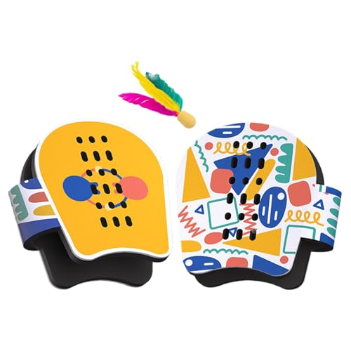 Familien-Paddelspiel, Federball-Paddelsport, tragbares Paddelspiel, Hand-Augen-Koordinationsspiel, Balance-Trainingssport, Kinder-Paddelspiel, Erwachsenen-Paddelsport, Camping-Paddelspiel von Generisch