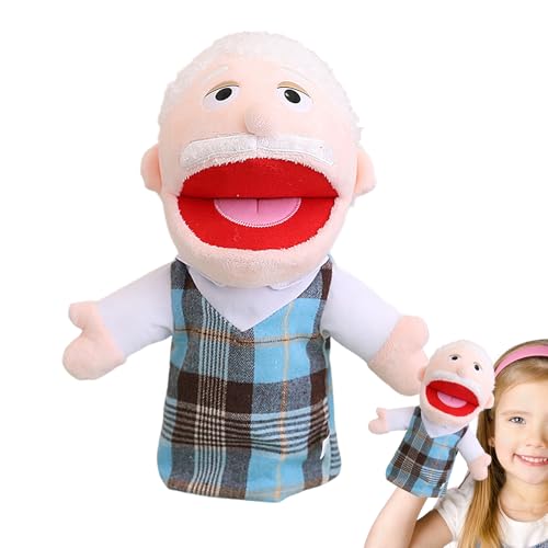 Familienmitglied Puppen - Theaterausstellungen Puppen | Weiches Geschichtenerzählen Plüschpuppen, Theater zeigt Puppenmit beweglichen Mund für Mädchenjungen von Generisch