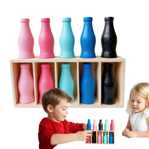 Familienspiele Für Kinder,Farbflasche Sortierspiel - Eltern Kind Interaktion Gesellschaftsspiel Für Mädchen Ab 3 Jahren Und Familie Erwachsene von Generisch
