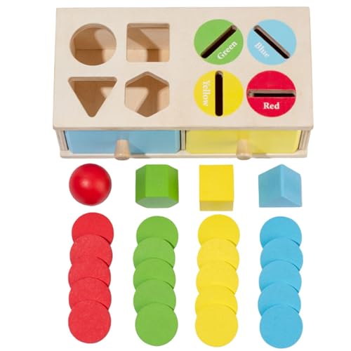 Farb-Form-Sortier-Matching-Box, Formsortierer-Farb-Matching-Box-Spiel - Farbsortierende Sinnesspielzeuge Formsortierer | Einfach zu organisierendes Farblernspielzeug für Kleinkinder für Kindergarten u Farb-Form-Sortier-Matching-Box, Formsortierer-Farb-Matching-Box-Spiel - Farbsortierende Sinnesspielzeuge Formsortierer | Einfach zu organisierendes Farblernspielzeug für Kleinkinder für Kindergarten u von Generisch