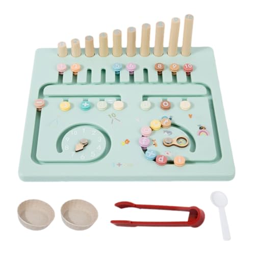 Farbe und Zahlenlabyrinth, Holzlernspielzeug - Farbanpassungslernzählungs -Puzzletafel - Perlenzählspiele Kleinkindaktivitäten für die Schule, Wohnzimmer Farbe und Zahlenlabyrinth, Holzlernspielzeug - Farbanpassungslernzählungs -Puzzletafel - Perlenzählspiele Kleinkindaktivitäten für die Schule, Wohnzimmer von Generisch