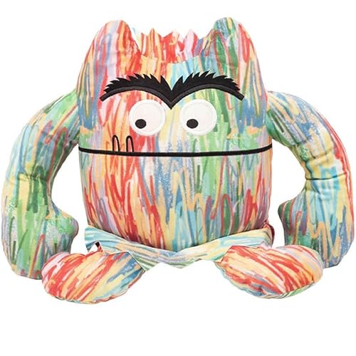 Farbenmonster Plushie, 35 cm (13.7 Zoll) – Buntes Kuscheltier zur Schaffung fröhlicher, unbeschwerter Stimmung | Ideal als Halloween- oder Geburtstagsdekoration, tolles Geschenk für Jungen und Mädche von Generisch