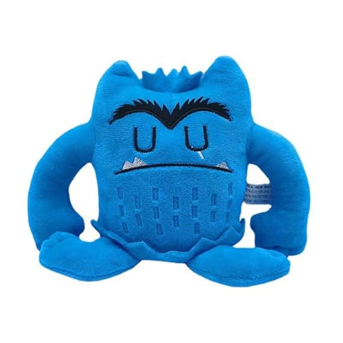 Farbenmonster Plushie, Bunte Monster Plüschtier für eine fröhliche und unbeschwerte Stimmung, Halloween oder Birthday Decorations Monster Kuscheltier Geschenke für Jungen oder Mädchen (#Blau) von Generisch