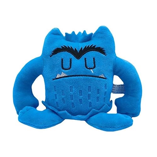 Farbenmonster Plushie, Bunte Monster Plüschtier für eine fröhliche und unbeschwerte Stimmung, Halloween oder Birthday Decorations Monster Kuscheltier Geschenke für Jungen oder Mädchen (Blau) von Generisch