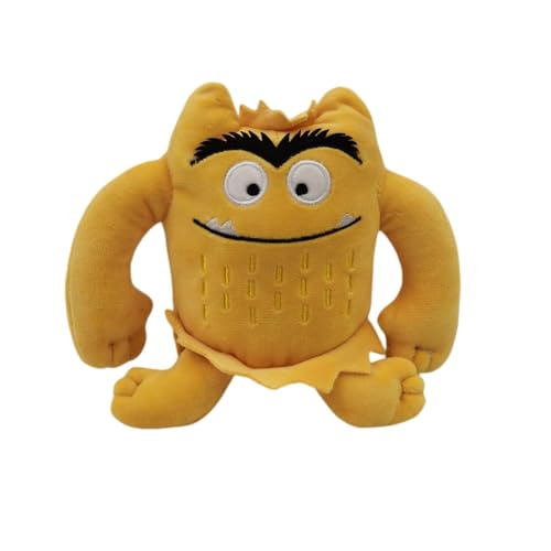 Farbenmonster Plushie, Bunte Monster Plüschtier für eine fröhliche und unbeschwerte Stimmung, Halloween oder Birthday Decorations Monster Kuscheltier Geschenke für Jungen oder Mädchen (Gelb) von Generisch