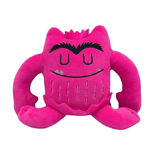 Farbenmonster Plushie, Bunte Monster Plüschtier für eine fröhliche und unbeschwerte Stimmung, Halloween oder Birthday Decorations Monster Kuscheltier Geschenke für Jungen oder Mädchen (Rosa) von Generisch