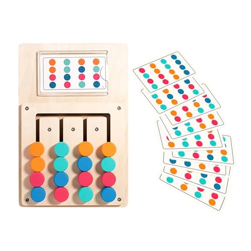 Farblich Passendes Holzpuzzle, Farblich Passendes Puzzlespielzeug - Rutschpuzzle Für Kleinkinder, Handheld-Farbanpassungsspiel, Reise-Puzzlespiel, Vorschulisches Lernspielzeug Für Kinderzimmer Farblich Passendes Holzpuzzle, Farblich Passendes Puzzlespielzeug - Rutschpuzzle Für Kleinkinder, Handheld-Farbanpassungsspiel, Reise-Puzzlespiel, Vorschulisches Lernspielzeug Für Kinderzimmer von Generisch
