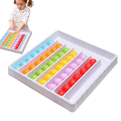 Farbsortierspiel - Sensorisches Ballpuzzle | Rainbow Ball Brettspiel | Bildungsfarbanpassungsaktivität für Kleinkinder, Ball -Return -Spiel für Kinder im Vorschulalter, Lernspielzeug Farbsortierspiel - Sensorisches Ballpuzzle | Rainbow Ball Brettspiel | Bildungsfarbanpassungsaktivität für Kleinkinder, Ball -Return -Spiel für Kinder im Vorschulalter, Lernspielzeug von Generisch