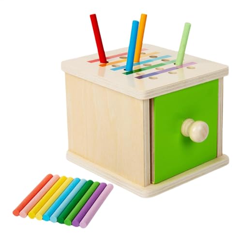 Farbsortierspielzeug - Bildungssortierzeug, Kleinkind -Lernspielzeug, hölzernen Matching Game Box Farbsortier | Sortieraktivität im Vorschule, Bildungsspielzeug für und Mädchen über 3 Jahre alt Farbsortierspielzeug - Bildungssortierzeug, Kleinkind -Lernspielzeug, hölzernen Matching Game Box Farbsortier | Sortieraktivität im Vorschule, Bildungsspielzeug für und Mädchen über 3 Jahre alt von Generisch