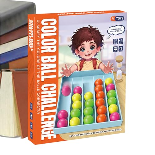 Farbspielzeug - Ball-Sortier-Puzzle als Gehirntrainer und Spiel | Sensorik Aktivitäten Feinmotorik Spielzeug Für Kindergarten Reise Geschenkideen Farbspielzeug - Ball-Sortier-Puzzle als Gehirntrainer und Spiel | Sensorik Aktivitäten Feinmotorik Spielzeug Für Kindergarten Reise Geschenkideen von Generisch