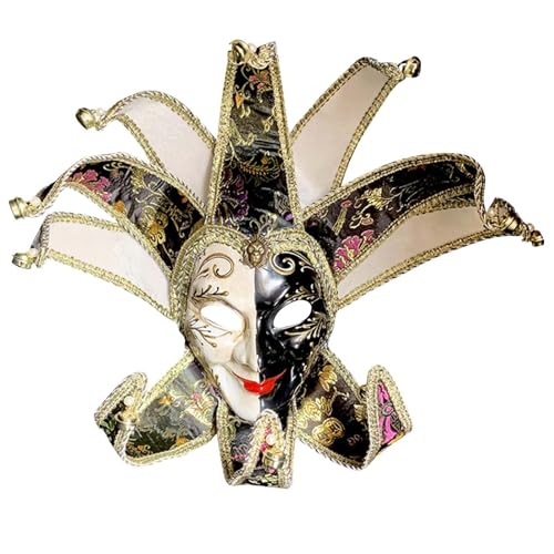 Faschingsmaske für Frau Cosplay Narren Venezianische Maske Kostüm Partyzubehör Ball Outfit Karneval Masken Ballmaske Karneval Fasching Maske Maskerade Maske Kostüme Ballkostüm Faschingsmaske für Frau Cosplay Narren Venezianische Maske Kostüm Partyzubehör Ball Outfit Karneval Masken Ballmaske Karneval Fasching Maske Maskerade Maske Kostüme Ballkostüm von Generisch