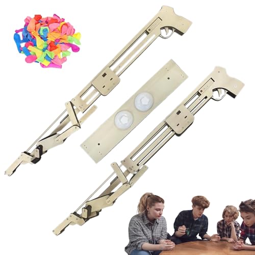 Fechtpuppen, Ballon Spiel Schießen, Ballon Fechten Spiel, Bambus Mann Kampf, Für 2 Tabletop Party Für Kinder Und Erwachsene Mit 100 Ballons von Generisch
