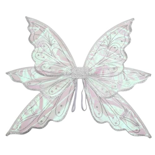 Feenflügel | Faltbare Schmetterlings -Elfenflügel | Goldstempelkostümzubehör | Magische Design Holiday Flügel Requisite | Bunte Kleidungsdekoration für Kinder, Erwachsene, Party, Weihnachten, Geburtst Feenflügel | Faltbare Schmetterlings -Elfenflügel | Goldstempelkostümzubehör | Magische Design Holiday Flügel Requisite | Bunte Kleidungsdekoration für Kinder, Erwachsene, Party, Weihnachten, Geburtst von Generisch
