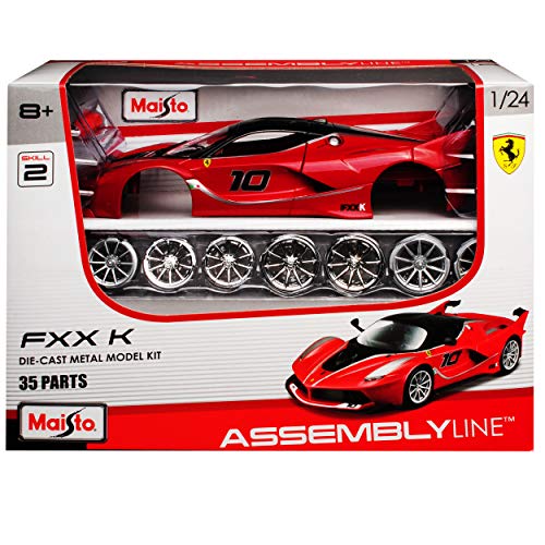 Ferari FXX K Coupe Rot Nr 10 Bausatz Kit 1/24 Modell Auto Ferari FXX K Coupe Rot Nr 10 Bausatz Kit 1/24 Modell Auto von Generisch