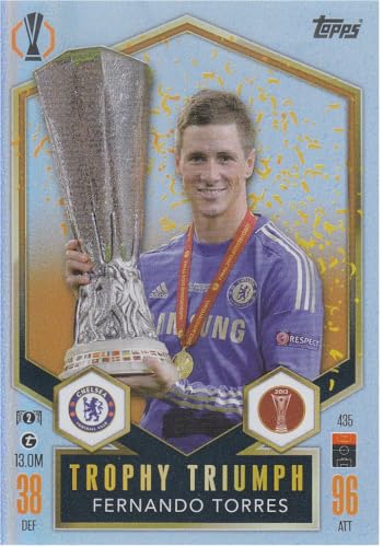 Fernando Torres t 13.0M Chelsea Gewinner Euro League 2013 Topps Fußball Sammelkarte 435 von Generisch