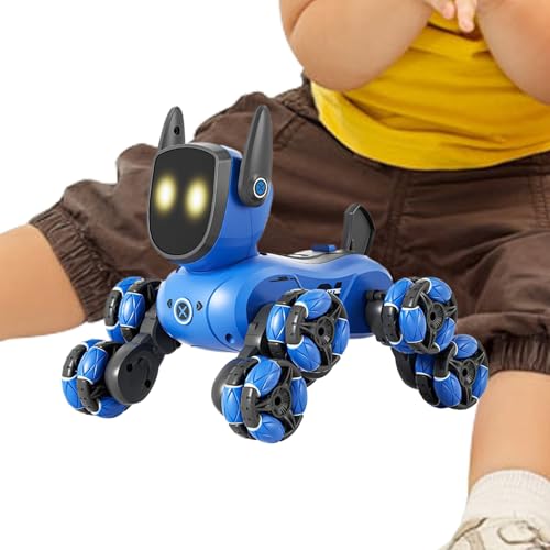 Fernbedienungs -Roboterhund - Smart Dancing Electronic Pet | 8-Rad Programmierbares Spielzeug Mit LED-Augen Und Soundeffekten | Bildungsgeschenk Für Die Geburtstage Und Das Interaktive Spiel Von Junge Fernbedienungs -Roboterhund - Smart Dancing Electronic Pet | 8-Rad Programmierbares Spielzeug Mit LED-Augen Und Soundeffekten | Bildungsgeschenk Für Die Geburtstage Und Das Interaktive Spiel Von Junge von Generisch