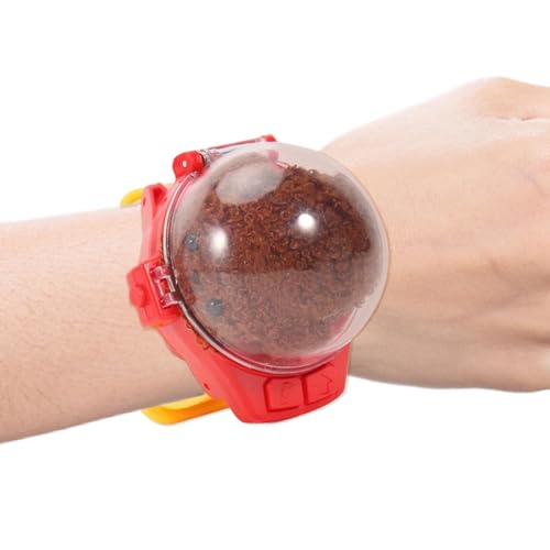 Fernbedienungs -Uhr -Auto - tragbares RC -Spielzeug, USB -Ladungs ​​-Armband Rennfahrer | Wiederaufladbares kleines Stuntfahrzeug, Fernrennwagen, interaktives Geschenk für Kinder im Freien im Freien i von Generisch