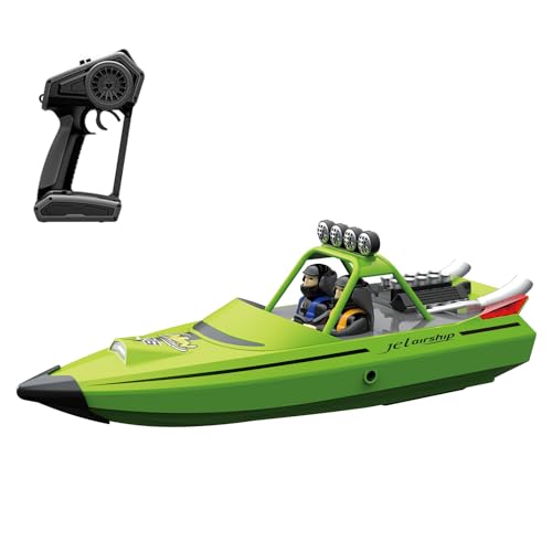 Ferngesteuertes Boot mit 2,4 GHz Frequenz 390 gebürsteter Motor 28 km/h Geschwindigkeit 7,4 V 1500 mAh Akku 200 m Steuerabstand Kunststoff Elektronisches Teilmaterial Ferngesteuertes Boot mit 2,4 GHz Frequenz 390 gebürsteter Motor 28 km/h Geschwindigkeit 7,4 V 1500 mAh Akku 200 m Steuerabstand Kunststoff Elektronisches Teilmaterial von Generisch