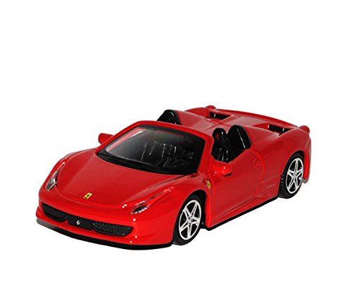 Ferrari 458 Italia Spider Cabrio Rot Ab 2009 1/43 Burago Modell Auto von Generisch
