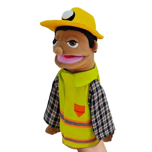 Feuerwehrmann-Puppe – Kreative Handpuppe, Interaktives Puppenspielset | Koch, Feuerwehrmann, Bauer, Arbeiter, Detektiv, Arzt, Gefülltes Plüschtier, Lernspielzeug Für Kinder, Weiche Lernpuppen, Rollens Feuerwehrmann-Puppe – Kreative Handpuppe, Interaktives Puppenspielset | Koch, Feuerwehrmann, Bauer, Arbeiter, Detektiv, Arzt, Gefülltes Plüschtier, Lernspielzeug Für Kinder, Weiche Lernpuppen, Rollens von Generisch