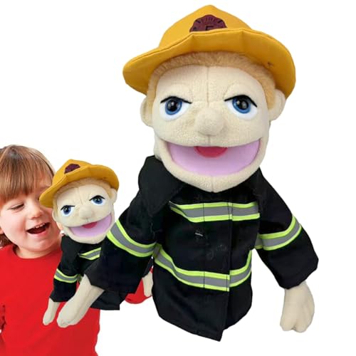 Feuerwehrmann-Puppe – Puppentheaterspielzeug, Puppenpuppe Für Kinder | Koch, Feuerwehrmann, Bauer, Arbeiter, Detektiv, Arzt, Stofftier | Lernspielzeug Für Kinder, Weiche Lernpuppen, Rollenspielspielze Feuerwehrmann-Puppe – Puppentheaterspielzeug, Puppenpuppe Für Kinder | Koch, Feuerwehrmann, Bauer, Arbeiter, Detektiv, Arzt, Stofftier | Lernspielzeug Für Kinder, Weiche Lernpuppen, Rollenspielspielze von Generisch