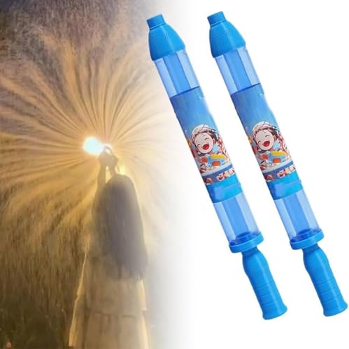 Feuerwerks-Wasserpistole, romantischer Wasserkocher, Romantisches Feuerwerks-Wassersprühspielzeug, Feuerwerks-Wasserpistole, Wasserpistole, farbige Wassersprühpistole für Kinder (2PC * Blau) von Generisch