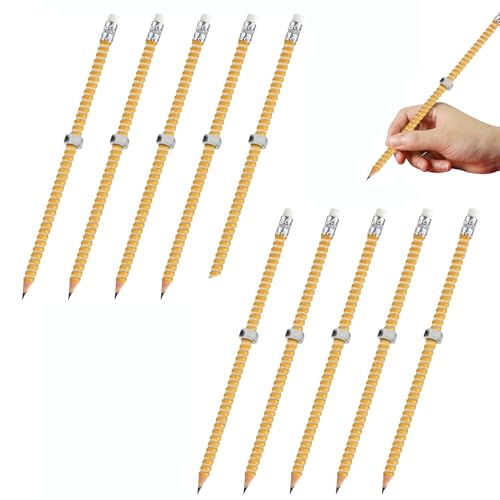 Fidget Bleistifte, Gewindestifte Für Angst, 10 Stück Threaded Quiet Fidget Bleistifte Mit Einem Schiebe-Mutter, Die Sich Bewegt, Stillen Sensorischen Werkzeug Für Stressabbau Für Klassenzimmer Schule Fidget Bleistifte, Gewindestifte Für Angst, 10 Stück Threaded Quiet Fidget Bleistifte Mit Einem Schiebe-Mutter, Die Sich Bewegt, Stillen Sensorischen Werkzeug Für Stressabbau Für Klassenzimmer Schule von Generisch