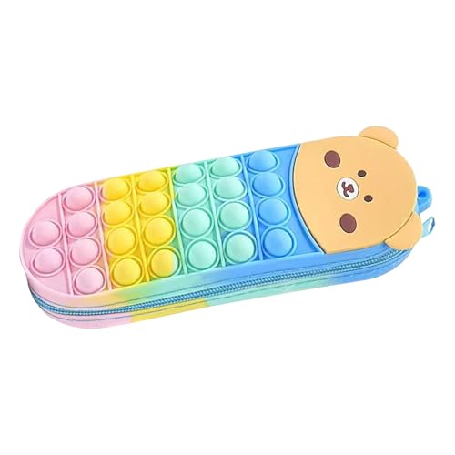 Fidget-Federmäppchen | Push-Pop-Bleistifttasche | verstellbarer Riemen | interaktive sensorische Stifttasche | Lustiges Silikon-Kugelschreiberregal für Jungen und Mädchen, Schulbedarf, Zuhause, Reisen Fidget-Federmäppchen | Push-Pop-Bleistifttasche | verstellbarer Riemen | interaktive sensorische Stifttasche | Lustiges Silikon-Kugelschreiberregal für Jungen und Mädchen, Schulbedarf, Zuhause, Reisen von Generisch