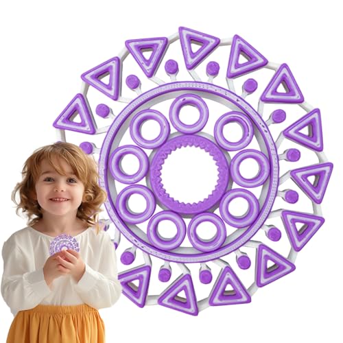 Fidget Gear Toy, Small Sensory Spinner, 3.62x0.55 Inches Portable Stress Relief, Durable Design, Quiet Smooth Rotation, Compact Size, Assorted Colors, for Study, Travel, Relaxation Fidget Gear Toy, Small Sensory Spinner, 3.62x0.55 Inches Portable Stress Relief, Durable Design, Quiet Smooth Rotation, Compact Size, Assorted Colors, for Study, Travel, Relaxation von Generisch