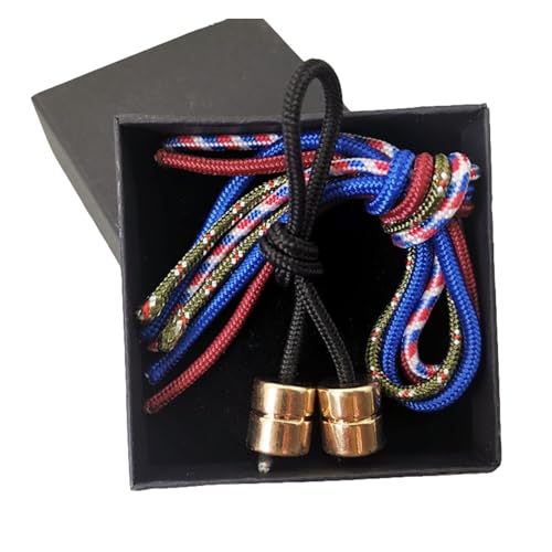 Fidget Perlen - Stilvoller Handgefertigter Lanyard Perlenanhänger Für Stressabbau Und Fokus | Kreatives Tragbares Zappelspielzeug Für Erwachsene, Langlebiger Metall Beadz Für Schlüsselbund, Rucksackch von Generisch
