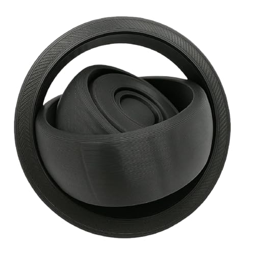 Fidget Ring Speelgoed Voor Speelgoed & Tiener, Sensorisch Speelgoed Speelgoed, Spinner Fidget Tool, Speelgoed En Taschengroßes, Speelgoed En Glattes Spinnen, 5,9x5,9 Cm, Partygunst Für Kinder Und Erwa von Generisch