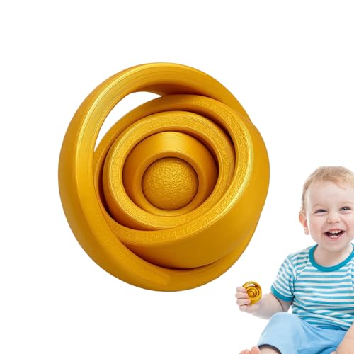 Fidget Ring Toy Für Erwachsene & Jugendliche, Dynamic Gyro Spinner, Sensory Gadget 5.9x5.9cm Kompakt Und Tragbar/Stress-Relief-Spielzeug Zur Verwendung Bei Einem Desktop Während Der Besprechu von Generisch