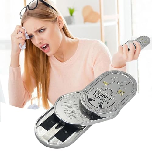 Fidget Slider Für Erwachsene - Beruhigender Hase Schiebeschlitten - Beruhigende Klickgeräusche Anti-Stress Tragbares Spielzeug Für Reise Und Unterricht Zum Entspannen Und Konzentrieren Für Erwachsene von Generisch