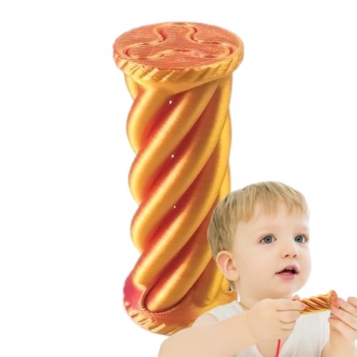 Fidget Spielzeug, 3D Druck Durchgang Fidgetspielzeug, Sinnesfördernder Durchfluss-Zylinder Zur Stressreduzierung Für Kinder Erwachsene Schule Fidget Spielzeug, 3D Druck Durchgang Fidgetspielzeug, Sinnesfördernder Durchfluss-Zylinder Zur Stressreduzierung Für Kinder Erwachsene Schule von Generisch