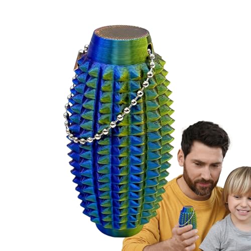 Fidget Spielzeug | Stressabbau Schlüsselanhänger Charm - 3D Gedruckter Fidget Charm Für Erwachsene Schreibtisch Tasche Zuhause Geburtstag Deko Fidget Spielzeug | Stressabbau Schlüsselanhänger Charm - 3D Gedruckter Fidget Charm Für Erwachsene Schreibtisch Tasche Zuhause Geburtstag Deko von Generisch