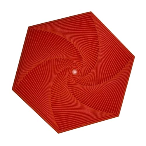 Fidget Spiral Spinner – Illusionsspiel – 3D-Illusion mit sechseckigem Design, lustiges Spielzeug für Erwachsene zum Stressabbau von Generisch