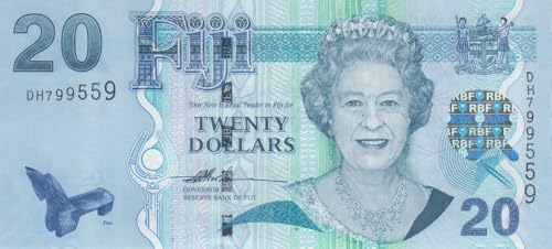 Fidschi-Inseln Pick-Nr: 112a bankfrisch (I) 2007 20 Dollars (Banknoten für Sammler) von Generisch
