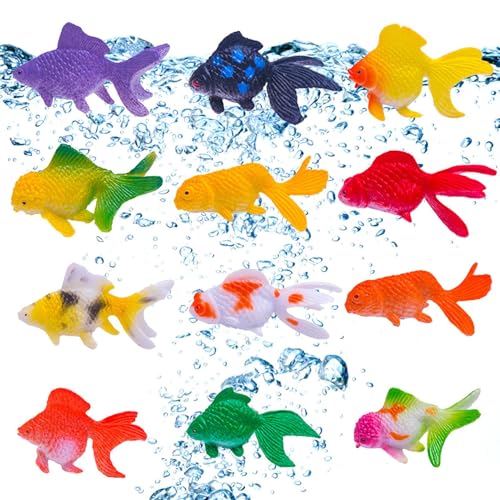 Figur - Smooth Textur bietet Puppen Goldfishs | Unterwasser -Look Erzeugung Fische Figuren Bulk | Feengartenfisch für die Dekoration Spielzeit oder Ausstellung Figur - Smooth Textur bietet Puppen Goldfishs | Unterwasser -Look Erzeugung Fische Figuren Bulk | Feengartenfisch für die Dekoration Spielzeit oder Ausstellung von Generisch