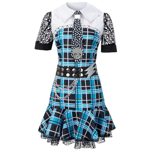 Filmkostüm Draculaura, Cosplay-Kostüm, Frankie Stein, Cosplay-Kostüm, Damenkleid, Anzug, Halloween-Outfit Filmkostüm Draculaura, Cosplay-Kostüm, Frankie Stein, Cosplay-Kostüm, Damenkleid, Anzug, Halloween-Outfit von Generisch
