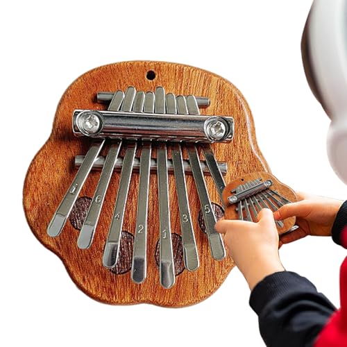 Finger-Daumenklavier, Marimba mit 8 Tasten, exquisiter Musik-Anhänger, niedliches Design, ideal für Kinder-Musik, Lernen von Kindern, Anfängerübung, ideal für frühkindliche Bildung, Geschenke Finger-Daumenklavier, Marimba mit 8 Tasten, exquisiter Musik-Anhänger, niedliches Design, ideal für Kinder-Musik, Lernen von Kindern, Anfängerübung, ideal für frühkindliche Bildung, Geschenke von Generisch