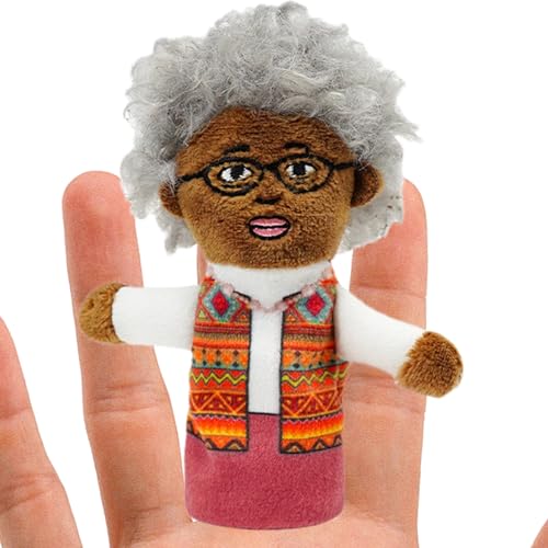 Finger Puppets for Kids, Role Play Plush Toy, African Black Family Members Storytelling Marionette, Educational Interactive Puppet for Children’s Imagination and Plaything von Generisch